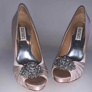 Badgley Mischka - Pink Satin 7.5